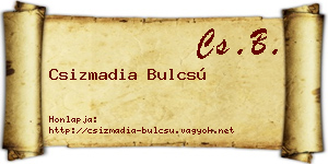 Csizmadia Bulcsú névjegykártya